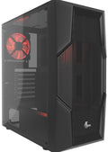 Gabinete Gamer Xtech Phobos XT-GMR4 ATX con vidrio templado - Negro - Xtech XT-GMR4