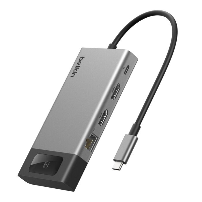 Hub USB-C Belkin Connect INC027dqSGY de 8 puertos - Belkin INC027dqSGY