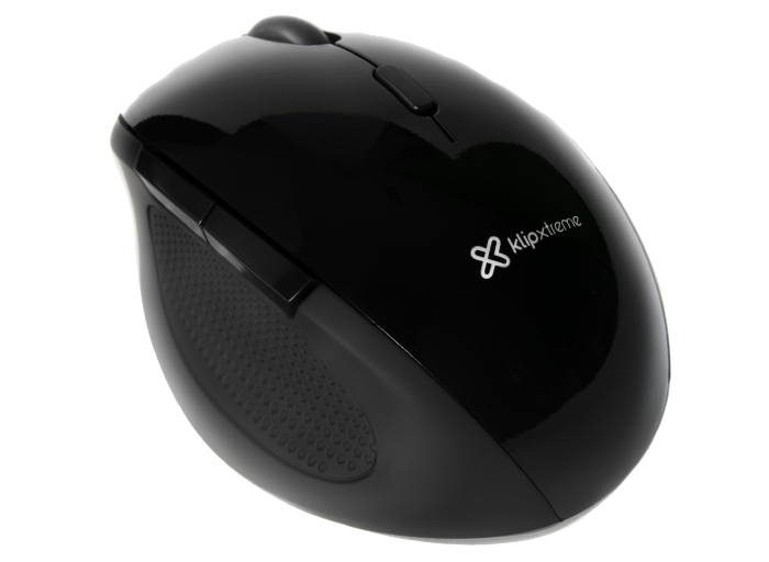 Klip Xtreme · Ratón · 2.4 GHz · inalámbrico · negro · Ergonomic · KMW-500BK - Klip Xtreme KMW-500BK