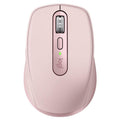 Logitech MX Anywhere 3S · Ratón · óptico · 6 botones · inalámbrico · Bluetooth · receptor de USB Logitech Logi Bolt · rosa · 910-006934 - Logitech 910-006934