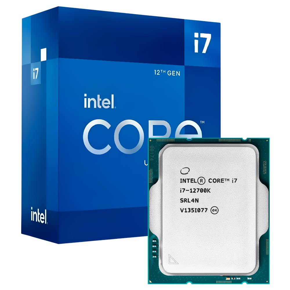 Procesador Intel Core i7-12700K 12ª Gen, 12 núcleos, LGA1700 - Intel BX8071512700K