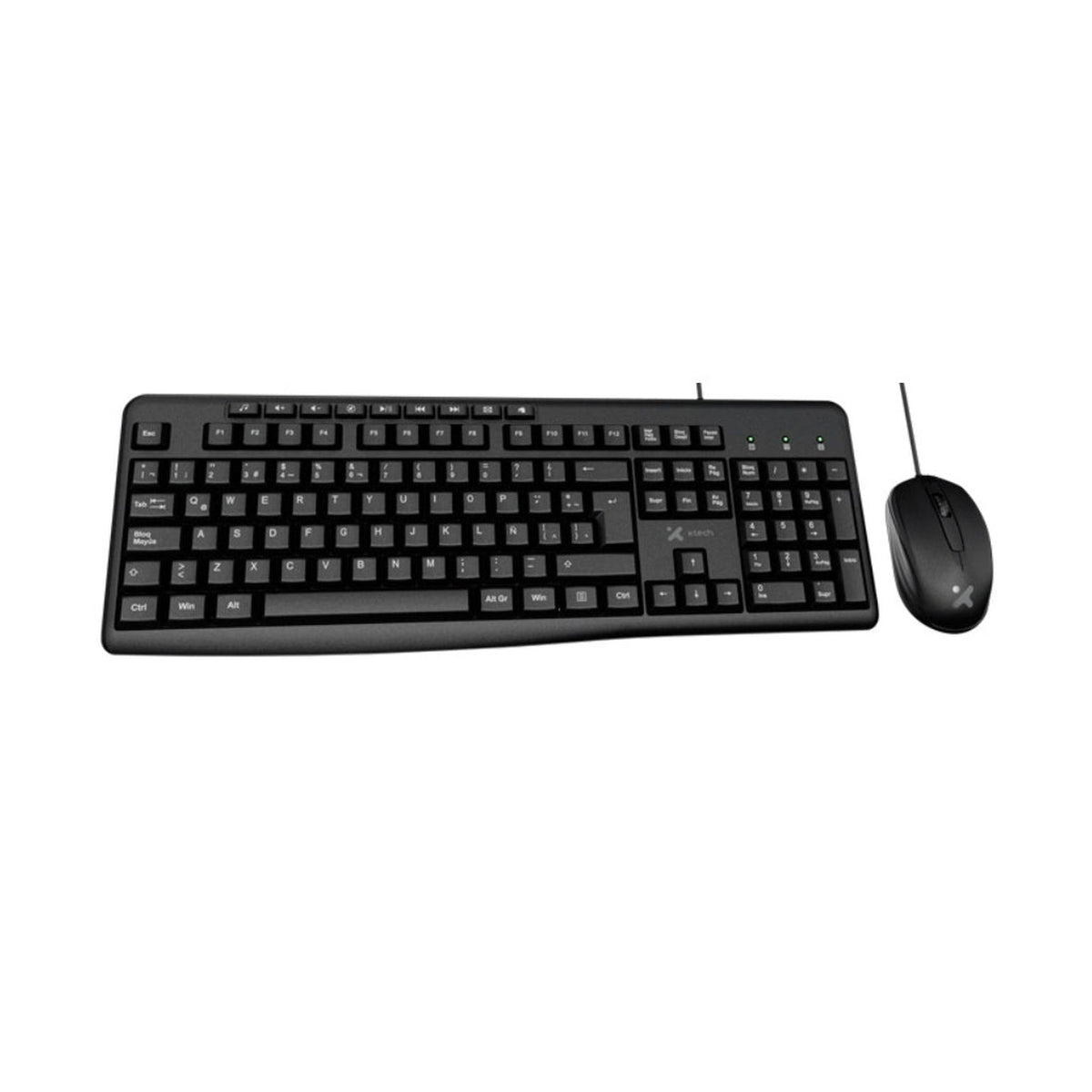 Combo Xtech XTK-302S de teclado y ratón USB en español - Xtech XTK-302S