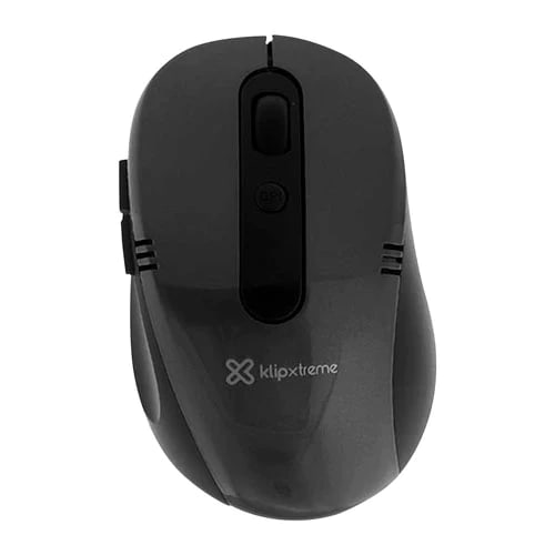 Klip Xtreme KMW-330 Vector · Ratón · ergonómico · óptico · 6 botones · inalámbrico · 2.4 GHz · receptor inalámbrico USB · negro · KMW-330BK - Klip Xtreme KMW-330BK