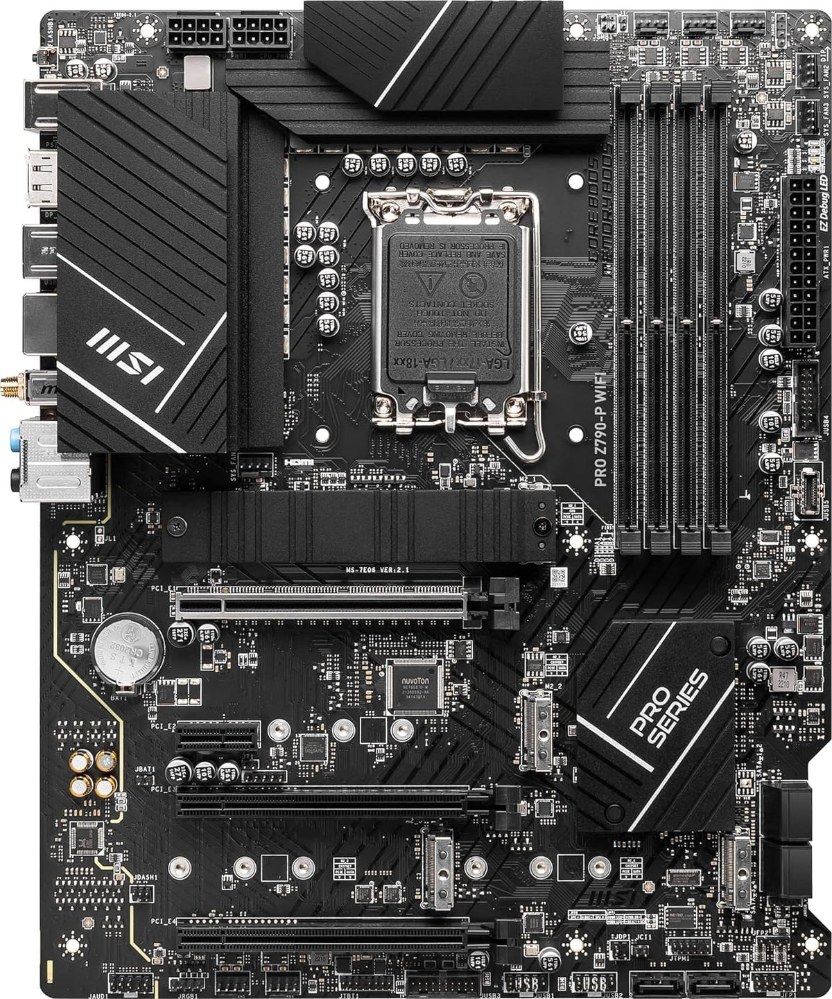 Tarjeta madre MSI PRO Z790-P WIFI ATX, Socket LGA1700, DDR5 - MSI 824142302125