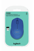 Logitech M280 · Ratón · diestro · óptico · 3 botones · inalámbrico · 2.4 GHz · receptor inalámbrico USB · azul · 910-004361 - Logitech 910-004361