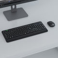 Klip Xtreme · Combo de teclado y ratón · Spanish (Latin American) · inalámbrico · 2.4 GHz / Bluetooth · negro · KBK-750 - Klip Xtreme KBK-750
