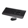 Klip Xtreme · Teclado · Spanish · inalámbrico · 2.4 GHz · negro · Combo · hand rest · KCK-300S - Klip Xtreme KCK-300S