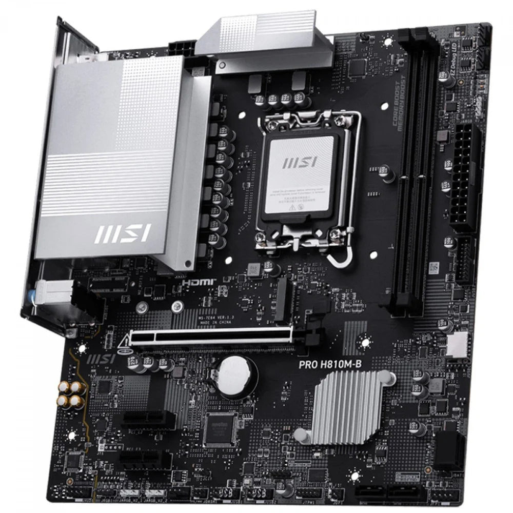 Tarjeta madre MSI PRO H810M-B Micro ATX, Socket LGA1851, DDR5 - MSI 824142420362