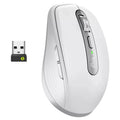 Logitech MX Anywhere 3S · Ratón · óptico · 6 botones · inalámbrico · Bluetooth · receptor de USB Logitech Logi Bolt · gris pálido · 910-006933 - Logitech 910-006933