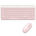 Logitech · Combo de teclado y ratón · Spanish · inalámbrico · rosa · 920-011312 - Logitech 920-011312