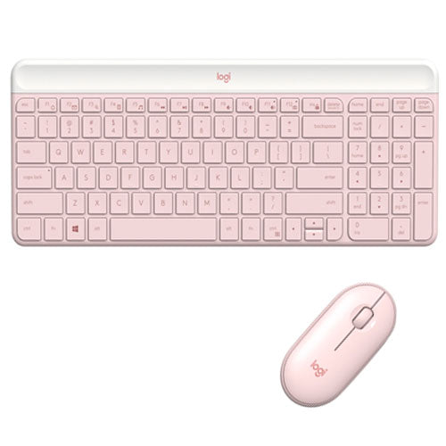 Logitech · Combo de teclado y ratón · Spanish · inalámbrico · rosa · 920-011312 - Logitech 920-011312