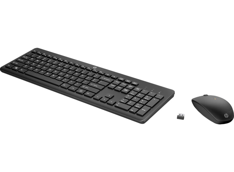 HP · Combo de teclado y ratón · inalámbrico · negro · 18H24AA#ABM - HP 18H24AA#ABM