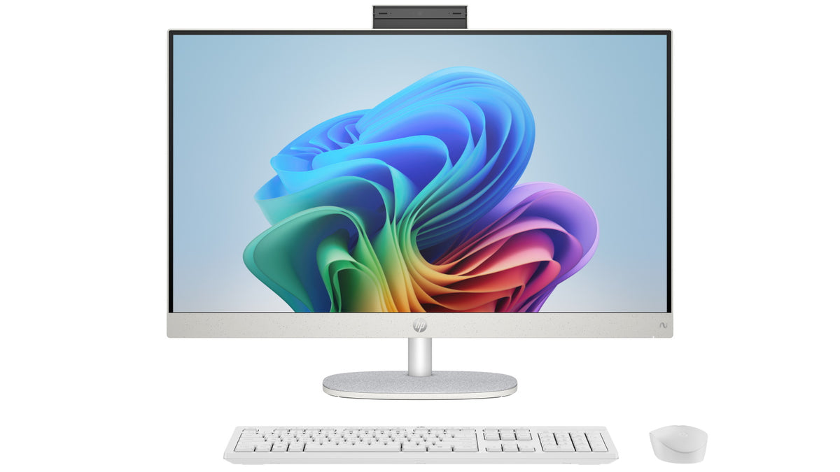HP Todo en Uno 27 pulgadas con Ryzen AI 7 | AMD Ryzen 7 350 AI / 4.8 GHz | 512 GB HDD | 27" | Integrated graphics | Windows 11 Home - HP BM8Z1LA#ABM