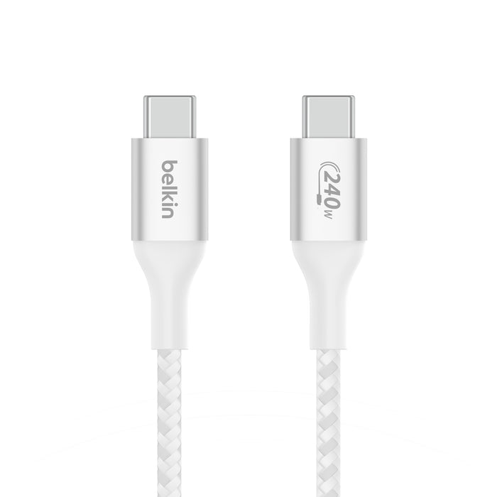 Belkin BoostCharge · Cable USB · 24 pin USB · C (M) a 24 pin USB · C (M) · USB 2.0 · 2 m · compatible con hasta 240 W de…