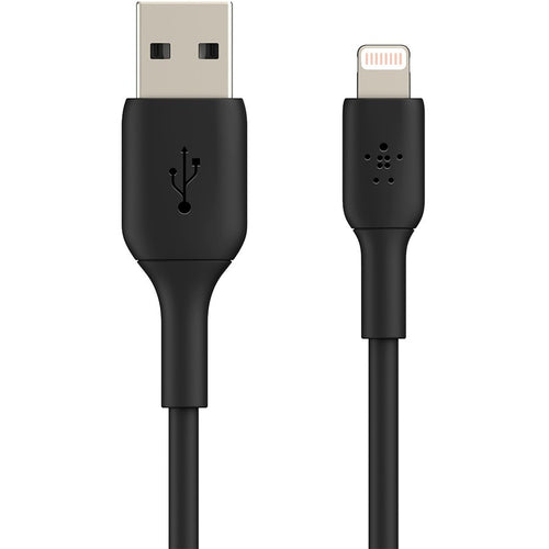 Belkin BoostCharge · Cable Lightning · Lightning macho a USB macho · 2 m · negro · CAA001BT2MBK