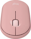 Logitech Pebble Ratón 2 M350s · Ratón · óptico · 3 botones · inalámbrico · Bluetooth · rosa · 910-007048 - Logitech 910-007048