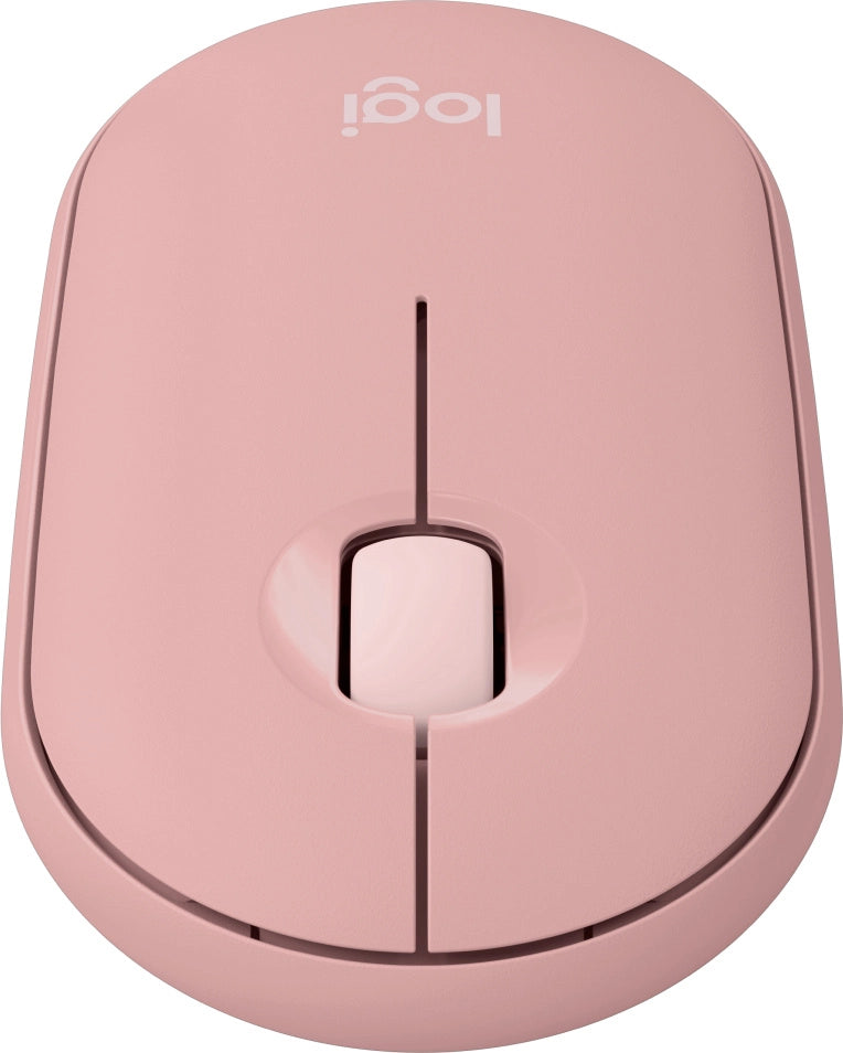 Logitech Pebble Ratón 2 M350s · Ratón · óptico · 3 botones · inalámbrico · Bluetooth · rosa · 910-007048 - Logitech 910-007048