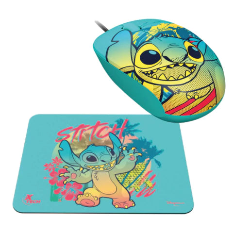 Xtech · XTM-DKT1ST · Ratón and Ratón pad kit · 2.4 GHz · inalámbrico · Stitch KT1ST · Disney Stitch - Xtech XTM-DKT1ST