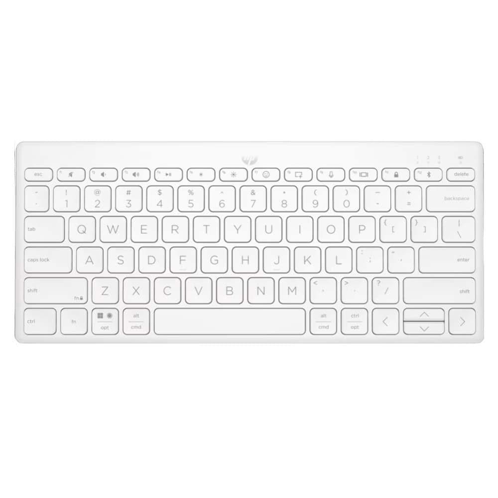 HP · Teclado · inalámbrico · blanco · 692T0AA#ABM - HP 692T0AA#ABM