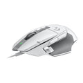 Logitech G502 X cableado Gaming Ratón · LIGHTFORCE hybrid optical-mechanical primary switches, HERO 25K gaming sensor, compatible with PC · macOS/Windows · blanco · Ratón · óptico · cableado · USB · blanco · 910-006144 - Logitech 910-006144