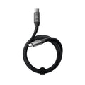Klip Xtreme USB cable · 24 pin USB · C · 1.8 m · Black · 240W 40Gbps Braided Fast Charg · KAC-850-6FT