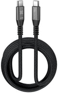 Klip Xtreme USB cable · 24 pin USB · C · 3 m · Black · 240W Braided Fast Charging · KAC-750-10FT