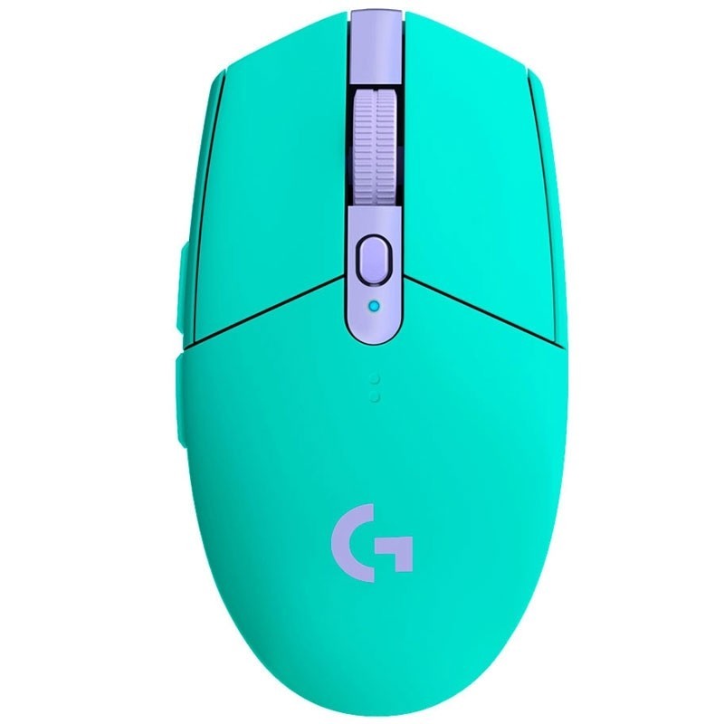 Logitech G G305 · Ratón · óptico · 6 botones · inalámbrico · 2.4 GHz · receptor inalámbrico USB · menta · 910-006376 - Logitech 910-006376