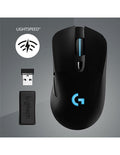 Logitech inalámbrico Gaming Ratón G703 LIGHTSPEED with HERO 25K Sensor · Ratón · óptico · 6 botones · inalámbrico, cableado · 2.4 GHz · receptor inalámbrico USB · 910-005638 - Logitech 910-005638