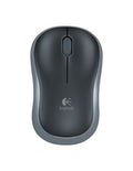 Logitech M185 · Ratón · óptico · 3 botones · inalámbrico · 2.4 GHz · receptor inalámbrico USB · gris vencejo · 910-002225 - Logitech 910-002225