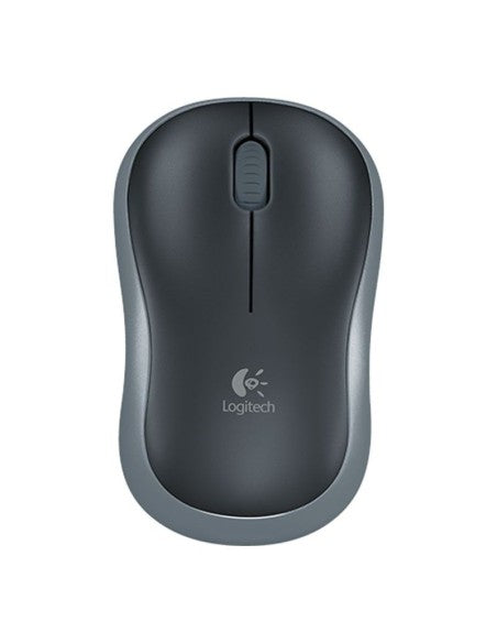 Logitech M185 · Ratón · óptico · 3 botones · inalámbrico · 2.4 GHz · receptor inalámbrico USB · gris vencejo · 910-002225 - Logitech 910-002225