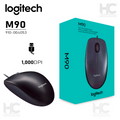 Logitech M90 · Ratón · diestro y zurdo · óptico · cableado · USB · 910-004053 - Logitech 910-004053