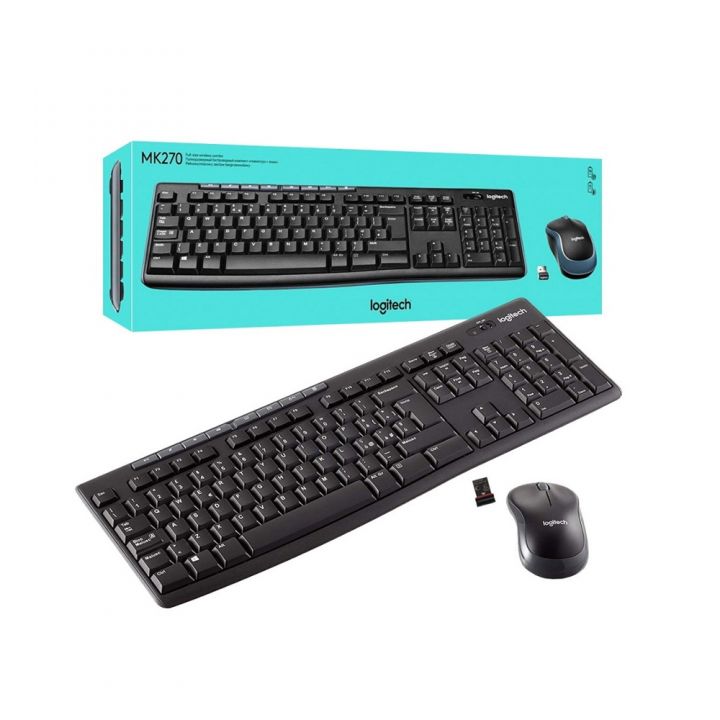 Logitech inalámbrico Combo MK270 · Juego de teclado y ratón · 2.4 GHz en Español · 920-004432 - Logitech 920-004432