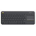 Logitech inalámbrico Touch Teclado K400 Plus · Teclado · con panel táctil · inalámbrico · 2.4 GHz · negro · 920-007123 - Logitech 920-007123