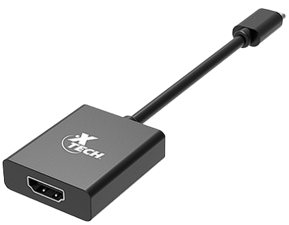 Xtech Video adapter · USB Type C · HDMI · Black · (m) to (f) XTC · 541 · XTC-541