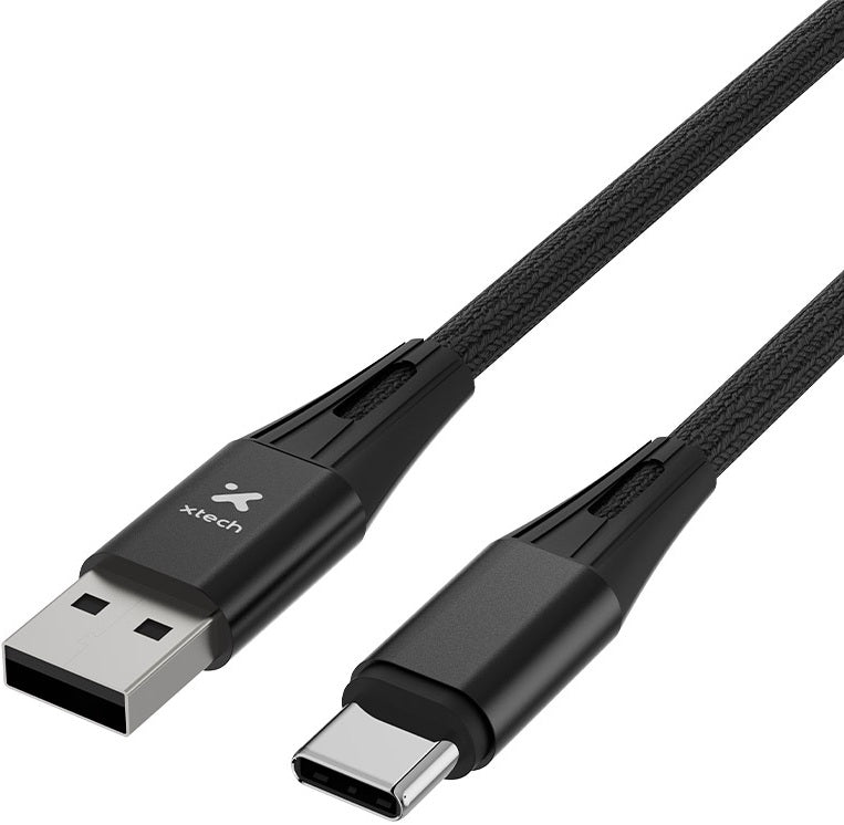 Xtech USB cable · 4 pin USB Type A · 24 pin USB · C · 1.8 m · Black · Braided · XTC · 512 · XTC-512