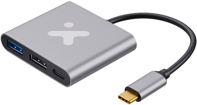 Xtech Video adapter · USB Type C · HDMI (f) Type C(f) USB 3.0(f) · Aluminum · 3 in one XTC · 566 · XTC-566