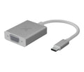 Xtech Display adapter · USB Type C · VGA · Aluminum silver · XTC · 552 · XTC-552